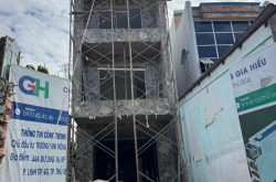 Thi công nhà phố - sử dụng gạch lát nền của Đại Nam Phát