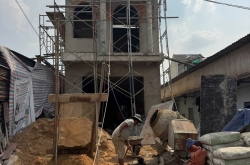 Hoàn thiện nội thất nhà phố sử dụng gạch trang trí của Đại Nam Phát