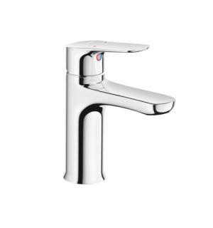 Vòi Chậu Lavabo Inax LFV-1402S-R Nóng Lạnh Kèm Trụ Xả Lật