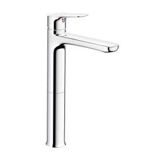 Vòi Lavabo Inax LFV-1402SH Nóng Lạnh Thân Cao Kèm Trụ Xả Nhấn